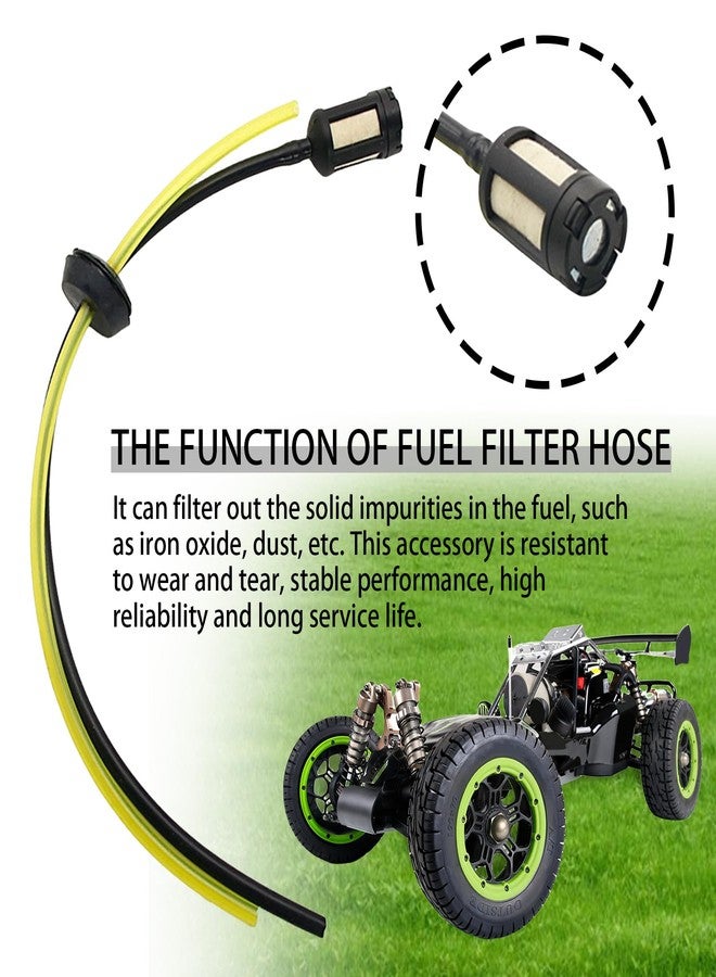 FLMLF طقم فلتر زيت FLMLF مع غطاء خزان الوقود، متوافق مع محركات زينواه وشونغيانغ، ومناسب لسيارات HPI باجا روفان وكينغ موتور 5B 5T 5SC - Image 4